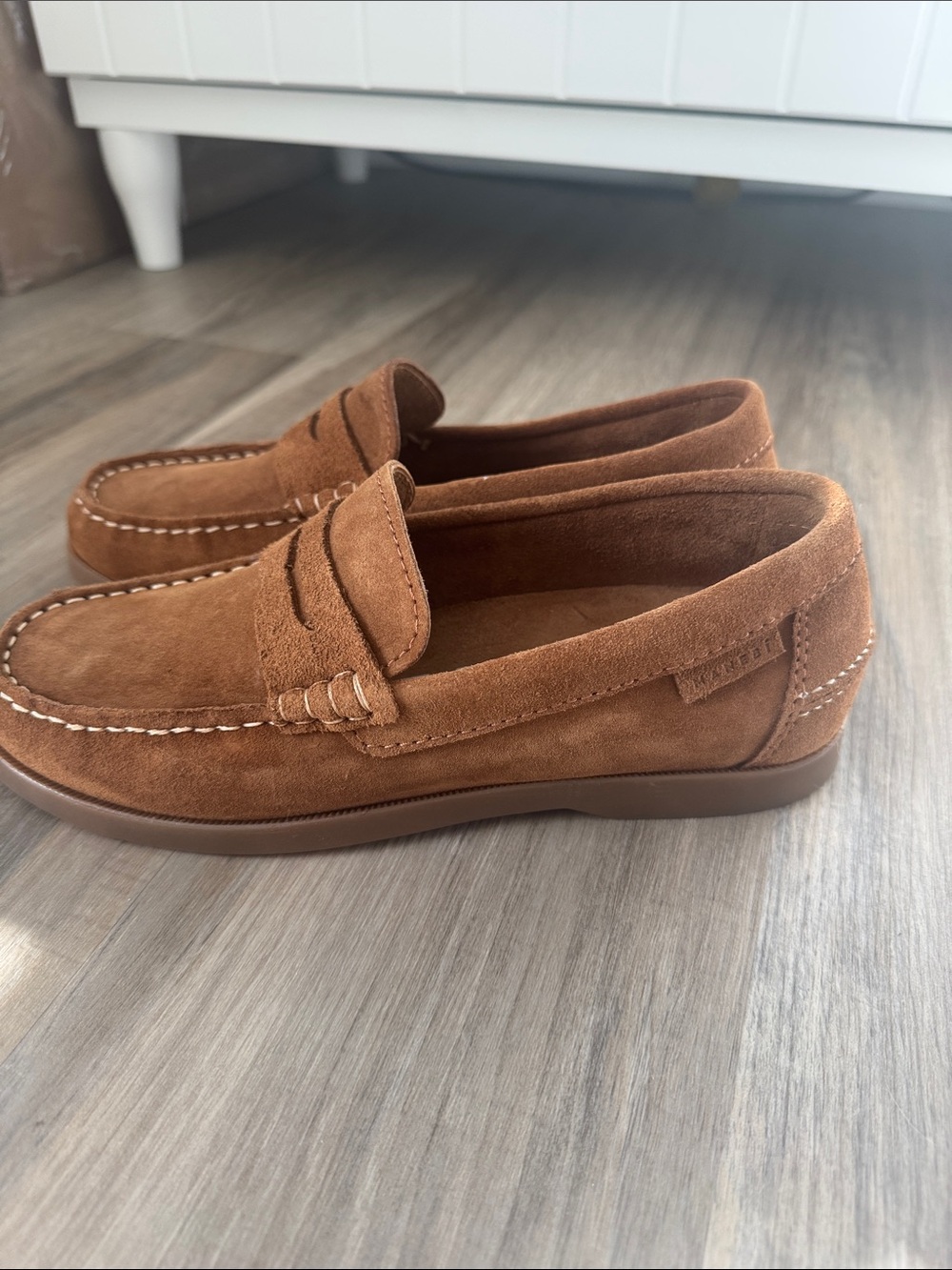 Manebi Suede Moccasin Loafers - Picture 8 of 8